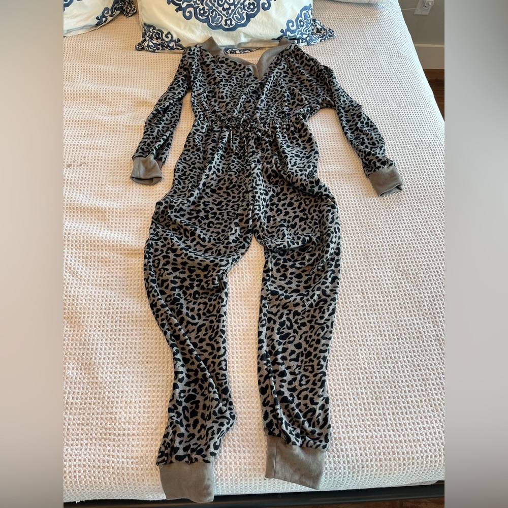 Animal print one piece